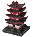 AquaDella Aquariendekoration Chinese Pagoda