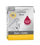 Platinum Menu Adult Duck+Turkey - Hunde-Nassfutter 