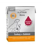 Platinum Menu Adult Turkey + Salmon - Hunde-Nassfutter 